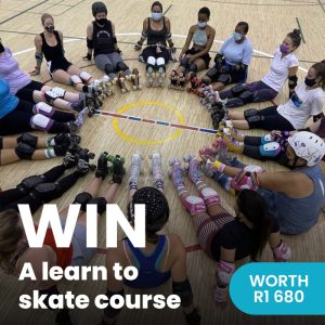 Win a Learn to Skate Course worth R1 680 & Get Digital Artwork by Luami Calitz